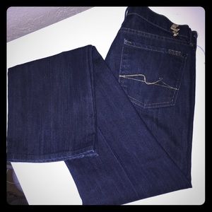 7 for all mankind straight leg gold diggers